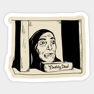 Abby Freshly Dead Style Classic Sticker